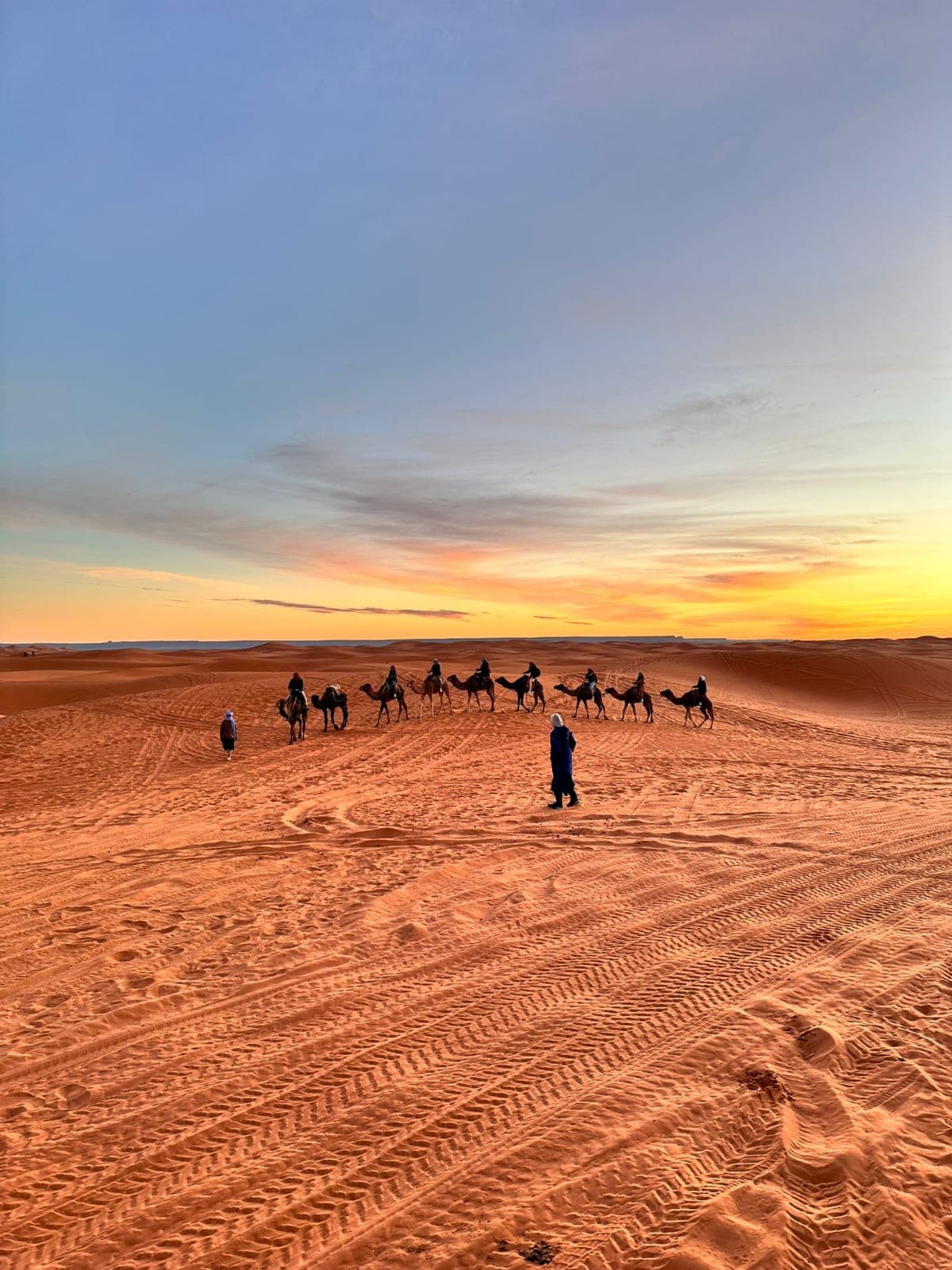 Merzouga panoramic desert view